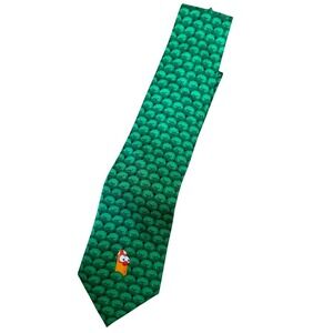 VEGGIE TALES MEN'S NECKTIE BY EAGLES WINGS GREEN PEAS AND LARRY THE CARROT